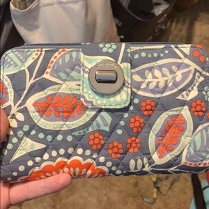 Vera Bradley turn lock wallet